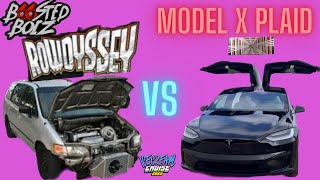 BOOSTEDBOIZ Rowdyssey vs Model X Plaid [upl. by Coral642]