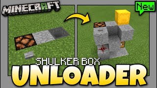 Minecraft Bedrock  EASY SHULKER UNLOADER 📦  Tutorial  PS4  MCPE  Xbox  Windows  Switch [upl. by Sielen]