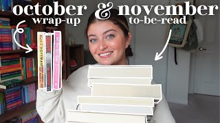 october wrap up amp november tbr ✨📖🖤 [upl. by Ettennil]