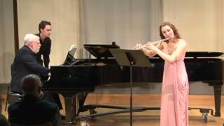 Courtney Wise performs Reinecke Concerto for flute in D Op 283 with pianist Miles Graber [upl. by Nairdna]