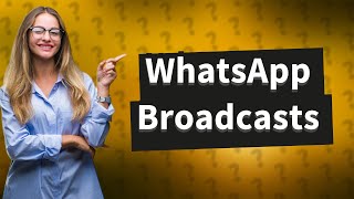 How to send a broadcast message on WhatsApp Web [upl. by Rois]