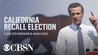 California recall election coverage and analysis  full video [upl. by Sassan851]