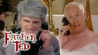 Father Ted Says “Oh Feck” To Bishop Brennan  Father Ted [upl. by Ytirahc163]