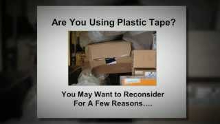 Packing Tape Dispenser  Why Use Gum Paper Tape for Your Carton Sealing [upl. by Eitirahc]