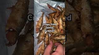 Satisfying ASMR Yummy Crispy Fried Tawilis shorts mostsatisfying asmr food yummy food [upl. by Caldwell]