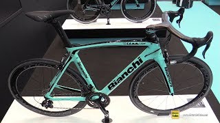 2018 Bianchi Oltre XR3 Ultegra Di2 Road Bike Walkaround  2017 Eurobike [upl. by Caty]