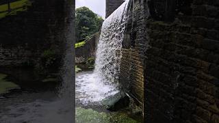 The Backside of Water Waterfall at Newstead Abbey waterfall waterfalls amazing daysout gardens [upl. by Buzz]