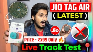 Jio Tag Air 2024 Unboxing amp Full Live Test 🛑  Only In ₹x499  Find Anything 📍 Full Details [upl. by Ikkin891]