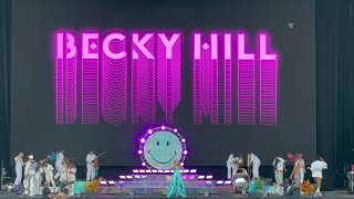 Becky hill full set Leeds fest 2023 [upl. by Ahsekam]