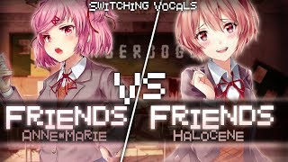 ◤Nightcore◢ ↬ FRIENDS Switching Vocals  HALOCENE COVER [upl. by Iborian796]