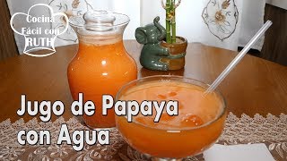 Jugo Papaya con Agua Ayuda a la Digestión [upl. by Daryn573]