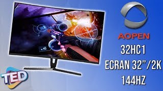 AOPEN 32HC1  ECRAN GAMER 2K144HZ 32POUCES [upl. by Romina2]