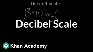 Decibel Scale  Mechanical waves and sound  Physics  Khan Academy [upl. by Utir]