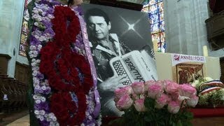 Dernier hommage à laccordéoniste André Verchuren à Chantilly [upl. by Garap]