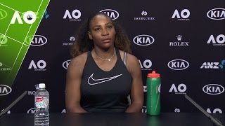 Serena Williams press conference 2R  Australian Open 2017 [upl. by Aiela]