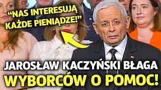 JAROSŁAW KACZYŃSKI BŁAGA WYBORCÓW O POMOC PO UTRACIE SUBWENCJI quotNAS INTERESUJĄ KAŻDE PIENIĄDZEquot [upl. by Zetroc]