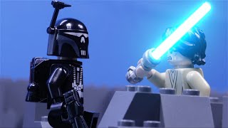 LEGO Star Wars The True Mandalorian Stop Motion [upl. by Eeclehc771]