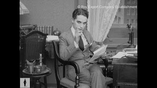 Charlie Chaplin Reading Fan Mail  Rare Archival Footage [upl. by Uball]