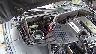 BMW F01 F02 common blower motor NOISE and the EASY fix to DIY [upl. by Felske123]