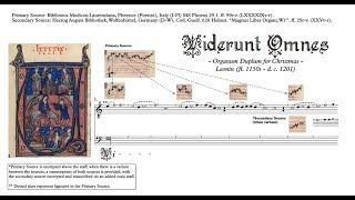 Leonin Organum Duplum quotViderunt Omnesquot comparative transcription [upl. by Noam]