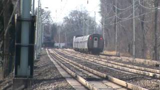 Amtrak Phase 1 Heritage 156 Pennsylvanian at Narberth PA [upl. by Gievlos226]