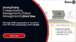 SuccessFactors Compensation Management 1 I Integrated Talent Management [upl. by Kajdan478]