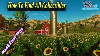 How to Collect all 10 collectibles in Amberstone  farming Simulator 23 [upl. by Angle]