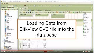 Advanced ETL Processor  Loading Data from QlikView QVD file into the database [upl. by Cyrillus15]