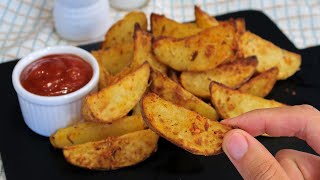 BATATA RÚSTICA IGUAL DE LANCHONETE EM 20 MINUTOS NA AIR FRYER  SUPER SEQUINHA E CROCANTE [upl. by Lamraj12]