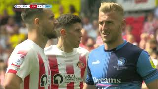 Sunderland AFC vs Wycombe Wanderers League 1 Playoff Final 21st May 2022 FULL MATCH  REACTION [upl. by Georgetta]