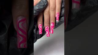 Pink nails taninailstudy nails proteztirnak nailart kalicioje nailtutorial [upl. by Ashman209]