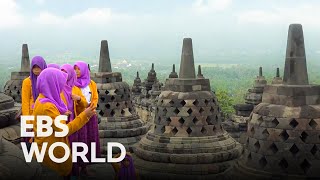 ENG SUB Borobudur Temple One of the 7 Wonders of World Towering 10 Stories High [upl. by Isolt]