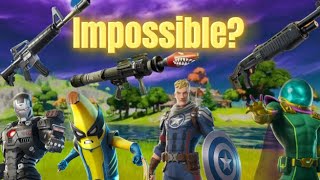 Impossible random Fortnite skin challenge can I beat it [upl. by Ahsiruam]