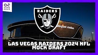 Las Vegas Raiders 2024 NFL Mock Draft Vol 1 [upl. by Repsac827]