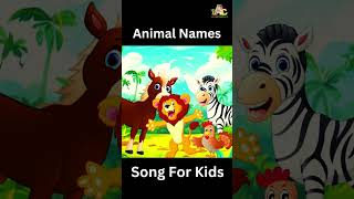 Animal Names In the Jungle Song For Kids nurseryrhymes kids youtube [upl. by Winou]