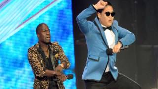 PSY Gentleman Live Performance Ft MC Hammer Rihanna American Music Awards AMA X Factor 2013 [upl. by Pry382]