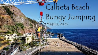 Madeira 2023  Bungee  Bungy  Jumping Julia amp Hugo [upl. by Melvyn]