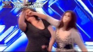 Ablisas X Factor Audition Fight REMIX  EYE OF A TIGER  MUST SEE [upl. by Enelegna]