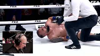 Commentator Reaction Unal Alkayis vs Artiom Livadari FEA LEGACY Title Fight 30032024 [upl. by Aloivaf]