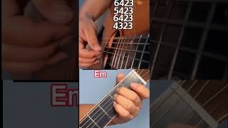 Tutorial Gitar Sederhana Dan Mudah 🤩tutorialgitar acousticguitar chords [upl. by Ahsasal]