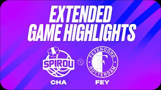 Spirou Basket vs Zeeuw amp Zeeuw Feyenoord Basketball  Game Highlights [upl. by Jocelin]