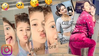 ANJALI ARORA HOT TRENDING REELS [upl. by Nyladnewg]