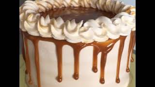 Caramel drip cake 😍 [upl. by Ahsykal]