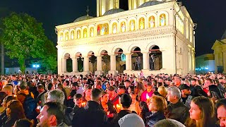 Bucharest Romania  Patriarchal Cathedral  Holy Easter [upl. by Yarazed]