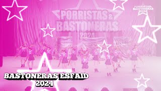 PORRISTAS Y BASTONERAS 2024 SECUNDARIA ESFAID TM CATEGORÍA BASTONERAS 2024 [upl. by Telocin]