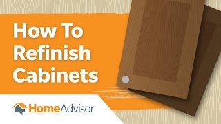 How to Refinish Cabinets  Painting Guide [upl. by Alysia158]