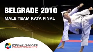 Karate Male Team Kata Final  Japan vs Italy  WKF World Championships Belgrade 2010 22 [upl. by Flatto]