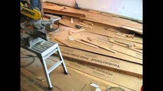 Living Room Hardwood Floor Replacement Part 3 [upl. by Ritter]