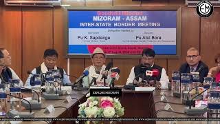 Mizoram  Assam Border Talk  Mizoram Home Minister amp Assam Border Protection amp Dev Minister [upl. by Lavinia]