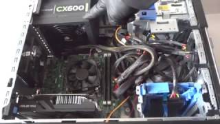 Dell Optiplex 3010 Gaming Upgrade Video Card SSD Drive PSU [upl. by Vasilis]